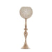 30" tall Crystal Beaded Goblet Ball Candle Holder Centerpiece CHDLR_051_GOLD