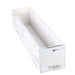 30" x 6" Wood Rectangular Box Planter Holders Centerpieces - White WOD_PLNT01_30X6_WHT