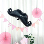31" long Mustache Mylar Foil Balloon - Black BLOON_FOL0005_37