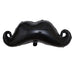 31" long Mustache Mylar Foil Balloon - Black BLOON_FOL0005_37