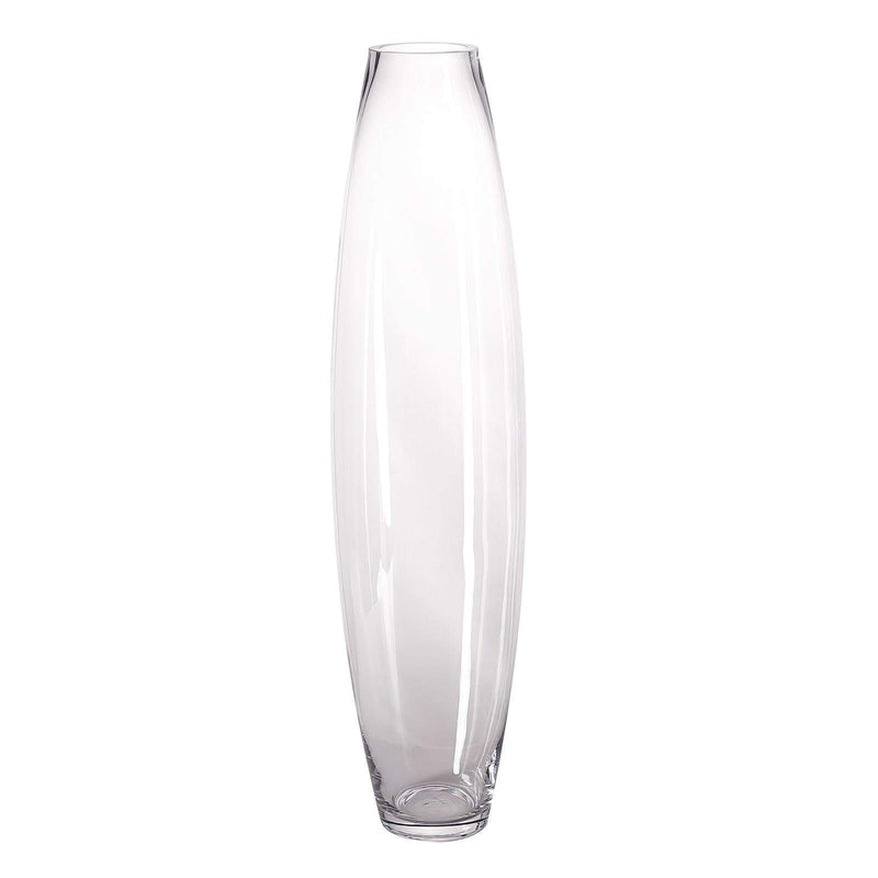 31" tall Cylindrical Glass Vase - Clear VASE_A36_32