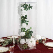 32" tall Acrylic Display Box Centerpiece Pedestal Riser Column