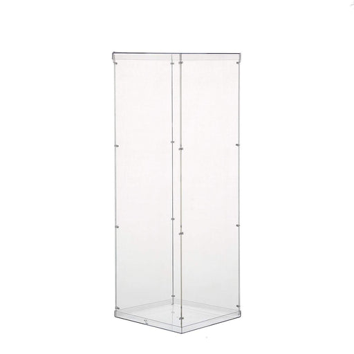 32" tall Acrylic Display Box Centerpiece Pedestal Riser Column PROP_BOX_001_30_CLR