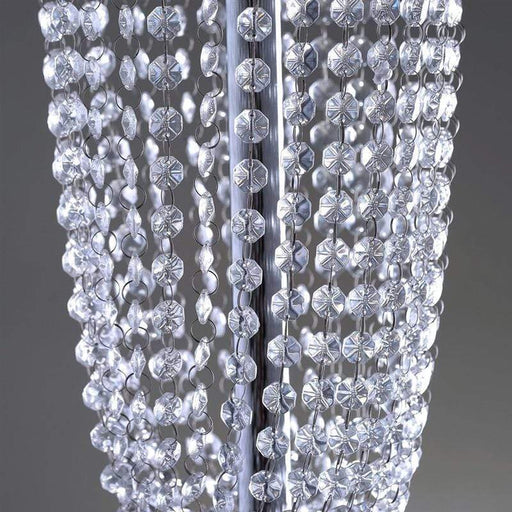 32" tall Wedding Centerpiece with Faux Crystals