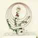 32" wide Round Metal Floral Hoop Wreath Ring - Rose Gold WOD_HOPMET2_32_054