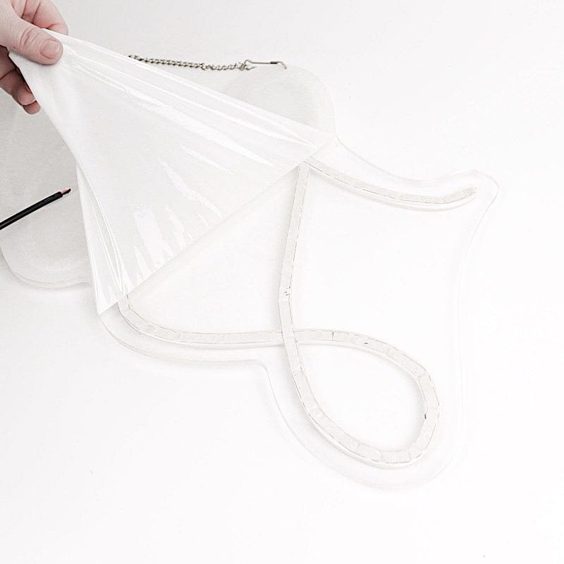 33" long LED Mr and Mrs Neon Light Sign - Warm White LED_NEOSIGN01_MRS_CLR