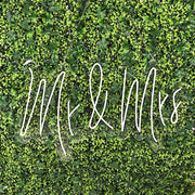33" long LED Mr and Mrs Neon Light Sign - Warm White LED_NEOSIGN01_MRS_CLR