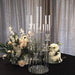 33" tall 7 Arm Crystal Glass Candelabra Votive Candle Holder - Clear CHDLR_CAND_030R_7_CLR