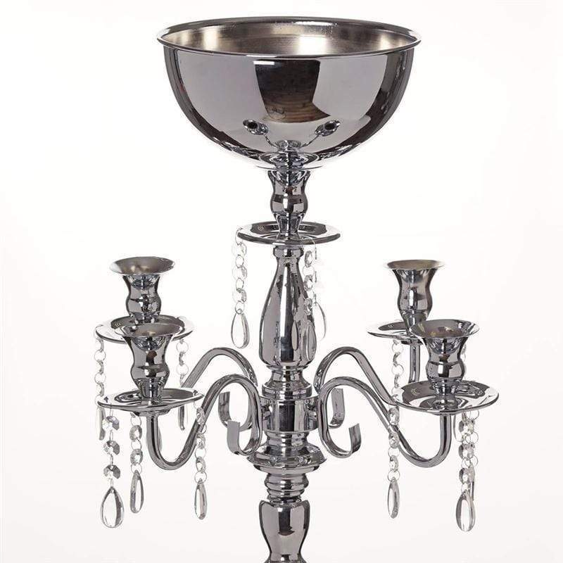 33" tall Metal Candelabra Candle Holder Centerpiece