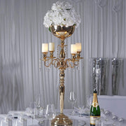 33" tall Metal Candelabra Candle Holder Centerpiece