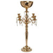 33" tall Metal Candelabra Candle Holder Centerpiece CHDLR_039_GOLD