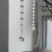 34" Metallic Manzanita Tree with Acrylic Bead Chains Centerpieces