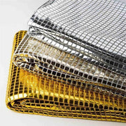 35" x 10 yards Mirror Foil on Tulle Fabric Bolt