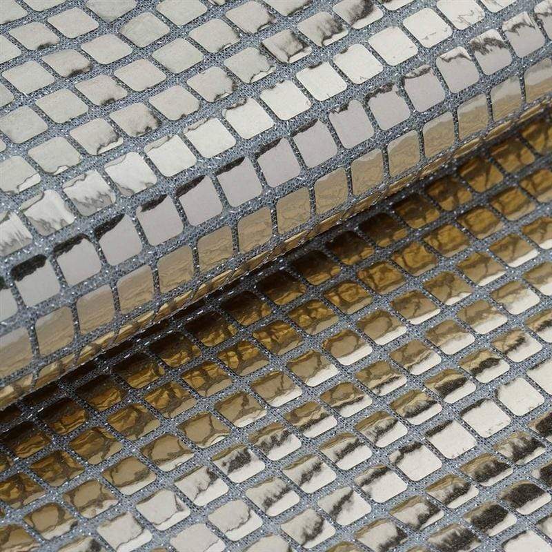 35" x 10 yards Mirror Foil on Tulle Fabric Bolt FAB_3525_CHMP