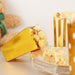 36 Cardboard Popcorn Style Party Favor Boxes - White and Gold
