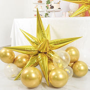36 Metallic Cones Mylar Foil DIY Starburst Party Balloons Kit