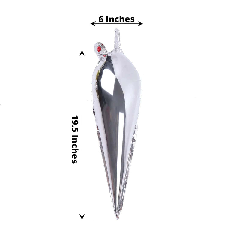 36 Metallic Cones Mylar Foil DIY Starburst Party Balloons Kit