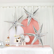 36 Metallic Cones Mylar Foil DIY Starburst Party Balloons Kit