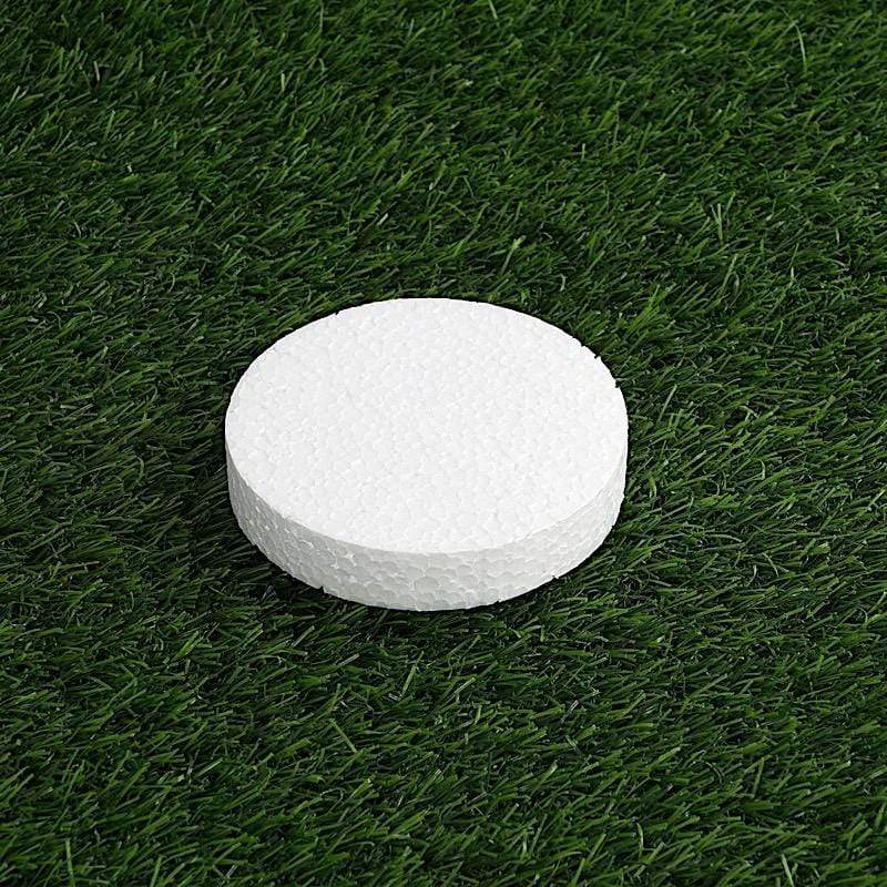 36 pcs 4" Foam Discs Crafts DIY Arts Wholesale Supplies - White FOAM_DISC_04