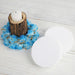 36 pcs 4" Foam Discs Crafts DIY Arts Wholesale Supplies - White FOAM_DISC_04