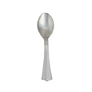 36 pcs Polished Silver Spoons - Disposable Tableware PLST_YY13_SILV