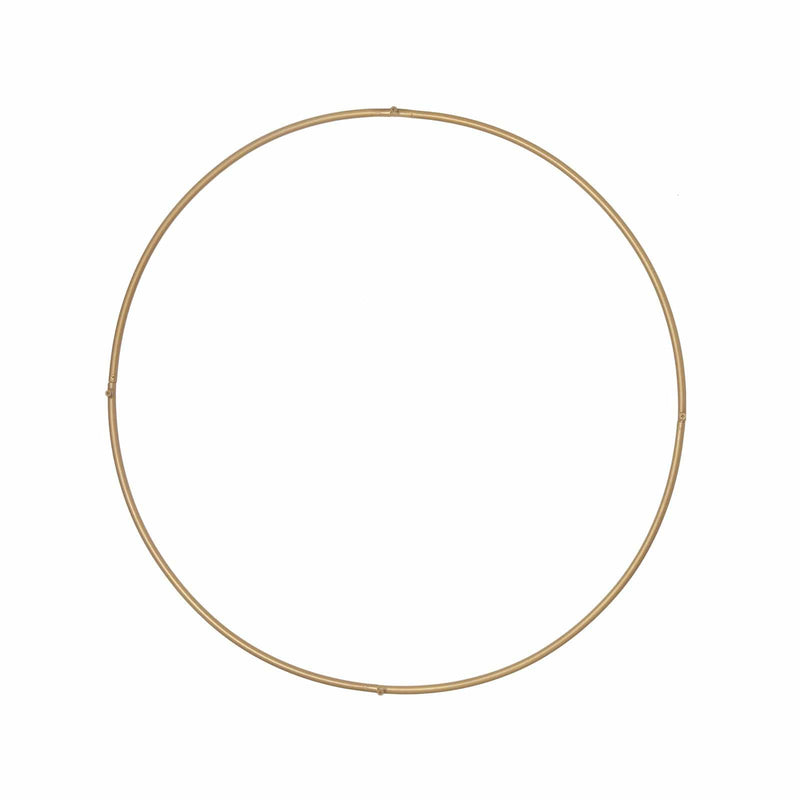 36" wide Round Metal Floral Hoop Wreath Ring - Gold WOD_HOPMET2_36_GOLD