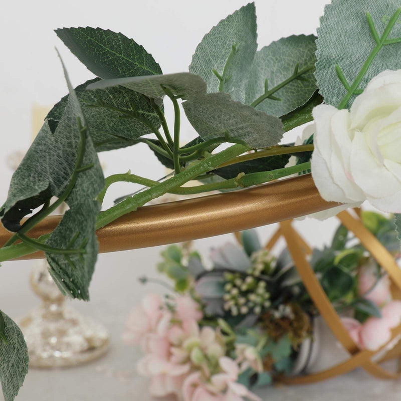 36" wide Round Metal Floral Hoop Wreath Ring