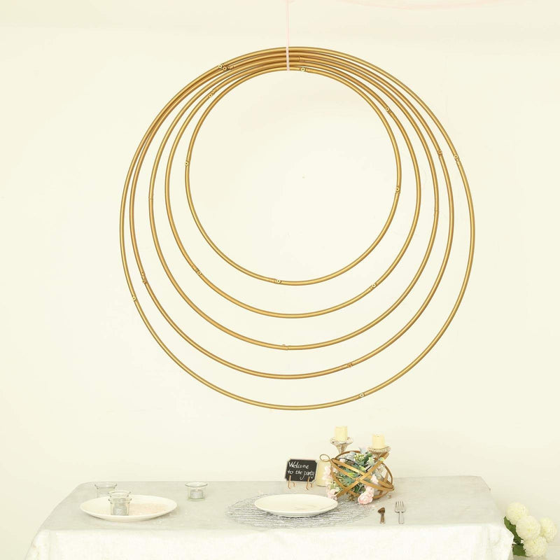 36" wide Round Metal Floral Hoop Wreath Ring