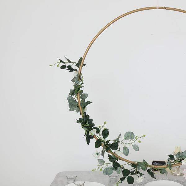 36" wide Round Metal Floral Hoop Wreath Ring