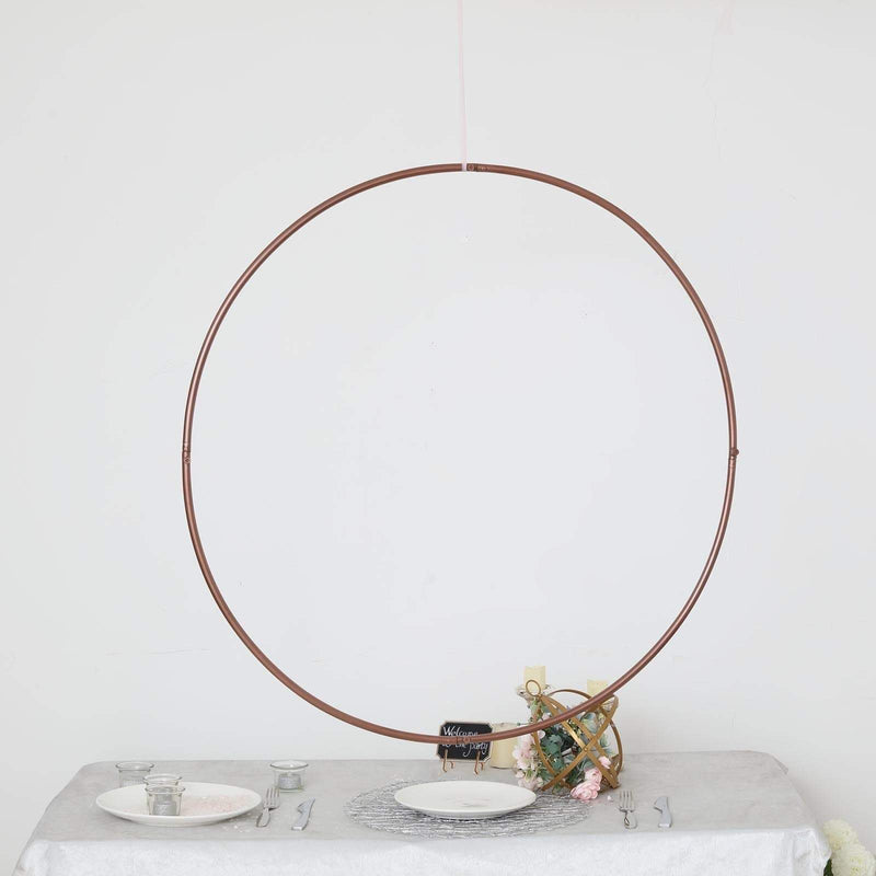 36" wide Round Metal Floral Hoop Wreath Ring