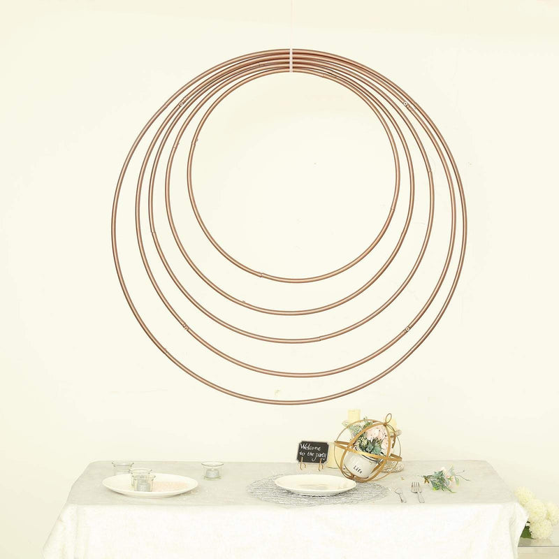 36" wide Round Metal Floral Hoop Wreath Ring