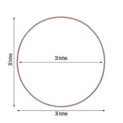 36" wide Round Metal Floral Hoop Wreath Ring