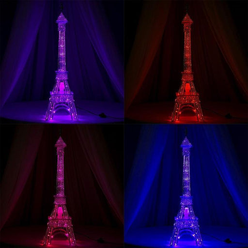39" tall LED Lights Eiffel Tower Wedding Party Decorations PROP_EIF004_SILV