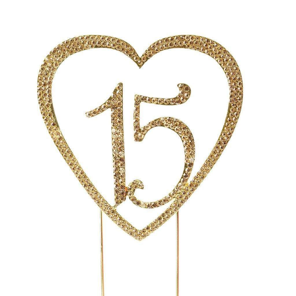 Gold Numbers Rhinestone Cake Toppers | Cake Decorations | Rhinestone cake  numbers | Wedding supplies – Wholesale Wedding Chair Covers