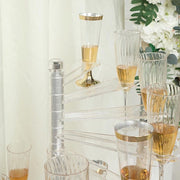 4.5 ft Acrylic Spiral Champagne Glasses Holder Flutes Display Stand - Clear DISP_STND_ACRY04_40_CLR