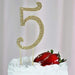 4.5" Rhinestone Cake Topper - Gold CAKE_TOPGN4_5