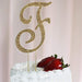4.5" Rhinestone Cake Topper Gold Letter CAKE_TOPG4_F