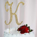 4.5" Rhinestone Cake Topper Gold Letter CAKE_TOPG4_K
