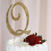 4.5" Rhinestone Cake Topper Gold Letter CAKE_TOPG4_Q