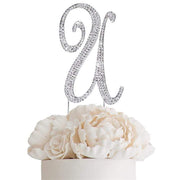 4.5" Rhinestone Cake Topper Letter CAKE_TOP4_U