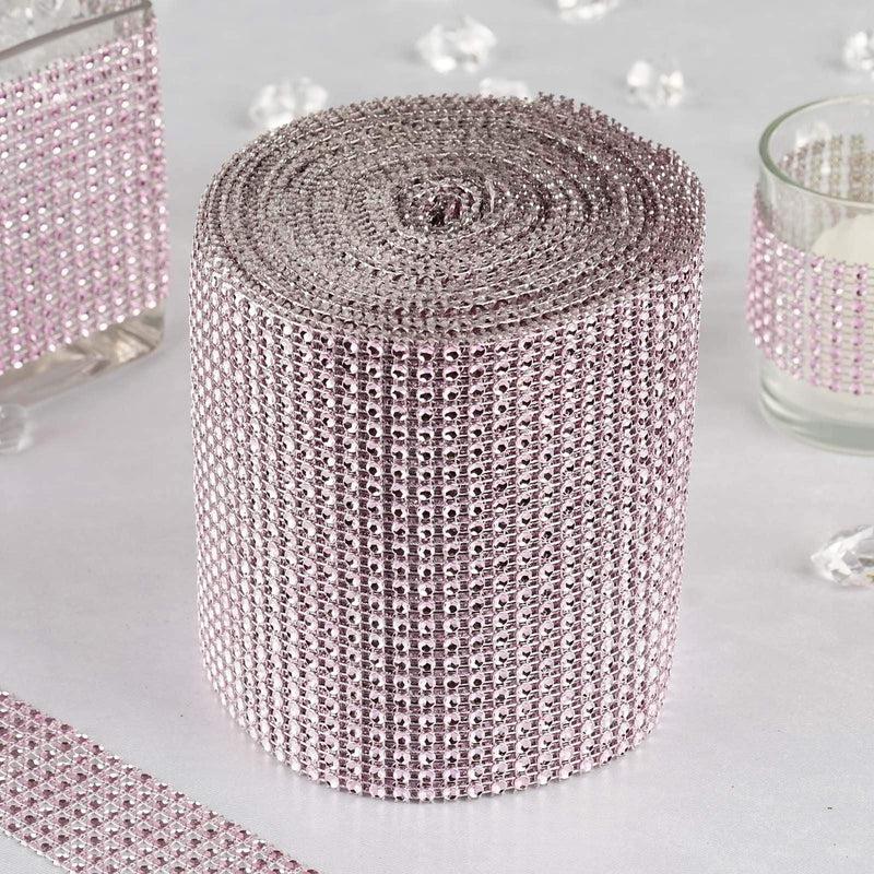 4.5" x 10 yards Diamond Bling Trim Roll of Ribbon