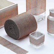 4.5" x 10 yards Diamond Bling Trim Roll of Ribbon