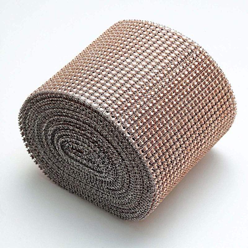 4.5" x 10 yards Diamond Bling Trim Roll of Ribbon