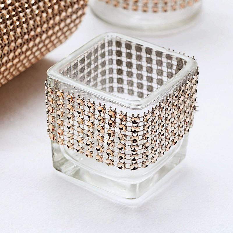 4.5" x 10 yards Diamond Bling Trim Roll of Ribbon