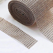 4.5" x 10 yards Diamond Bling Trim Roll of Ribbon