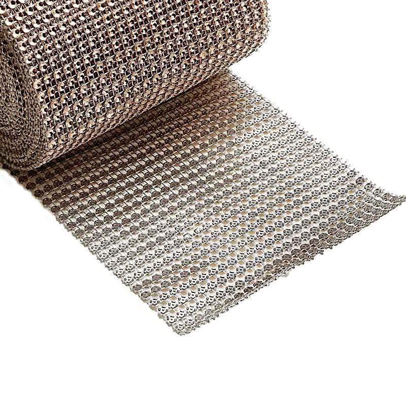 4.5" x 10 yards Diamond Bling Trim Roll of Ribbon