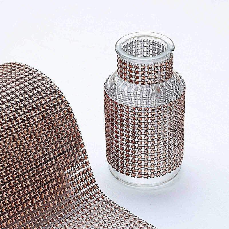 4.5" x 10 yards Diamond Bling Trim Roll of Ribbon