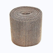 4.5" x 10 yards Diamond Bling Trim Roll of Ribbon DIA_GINA_ANTQ