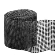 4.5" x 10 yards Diamond Bling Trim Roll of Ribbon DIA_GINA_BLK