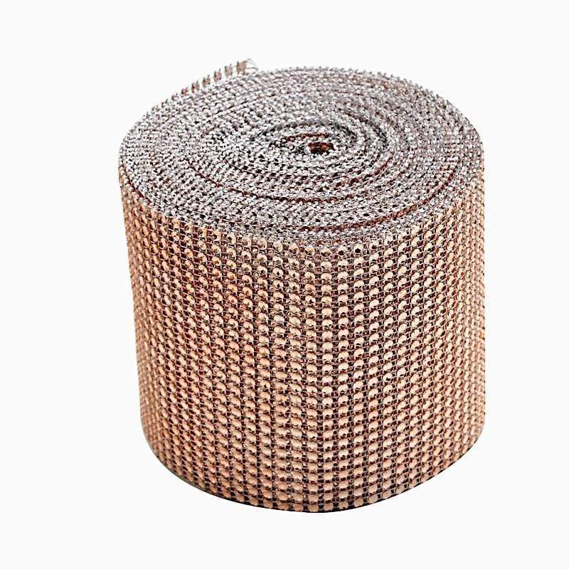 4.5" x 10 yards Diamond Bling Trim Roll of Ribbon DIA_GINA_CHMP